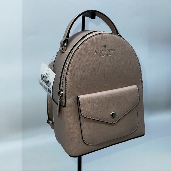 Kate Spade‎ NWT Mini Backpack In Warm Beige Color main image 10